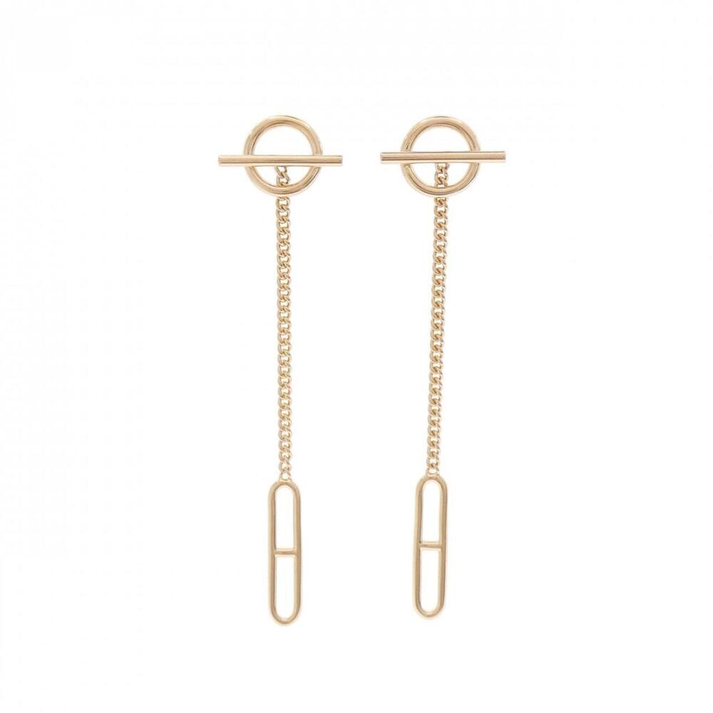 HERMES Gold Earrings